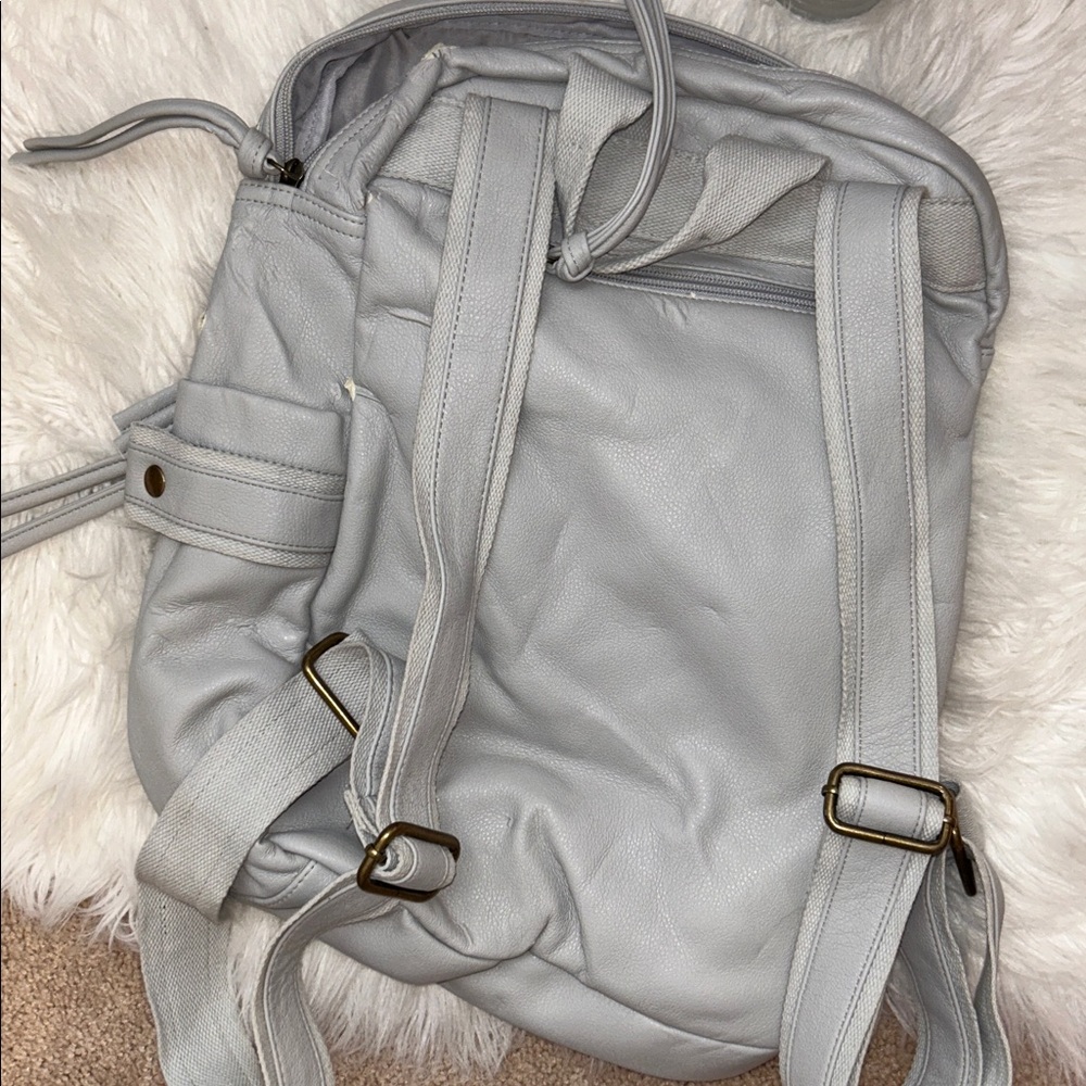 Hurley Light Gray Interior Backpack - image 4